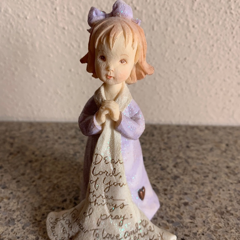 Dear Lord Prayer Blanket Figurine